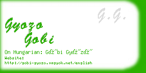 gyozo gobi business card